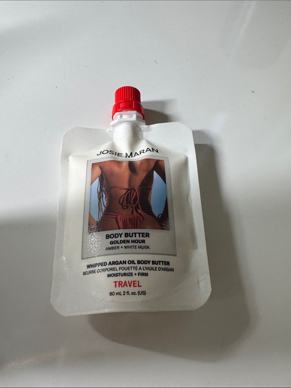 JOSIE MARAN White Body Butter Pouch